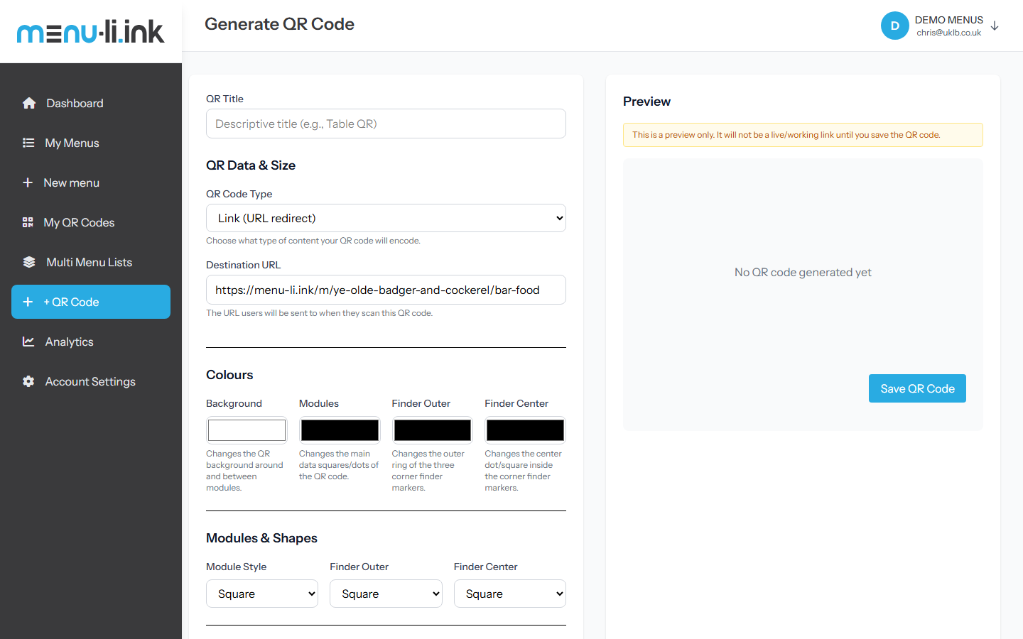 Custom QR Code Generator Studio